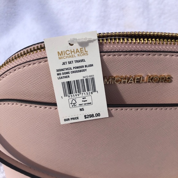 Michael Kors NWT Jet Set Travel Dome Crossbody - Picture 5 of 5